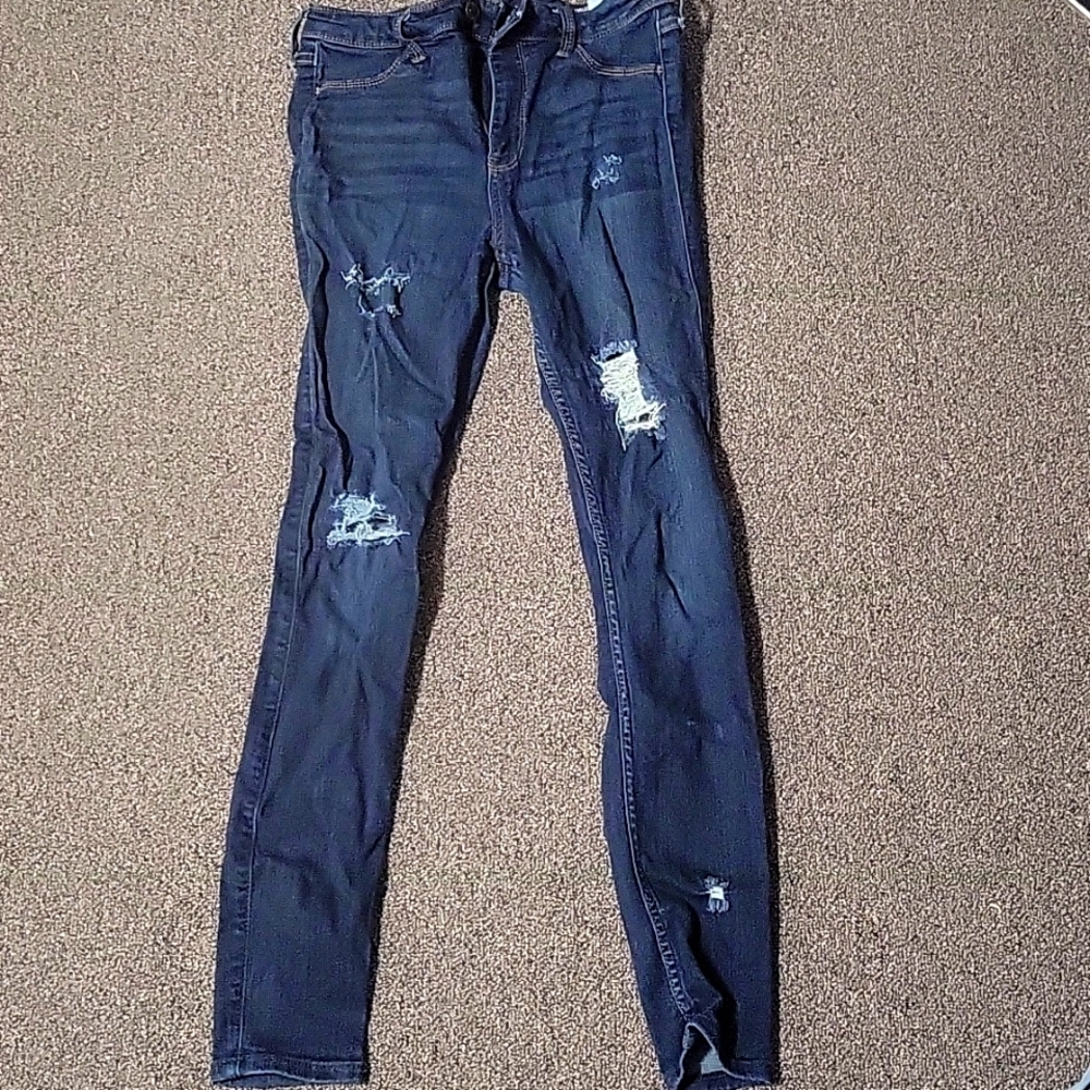 Hollister Distressed High-Rise Jean Leggings